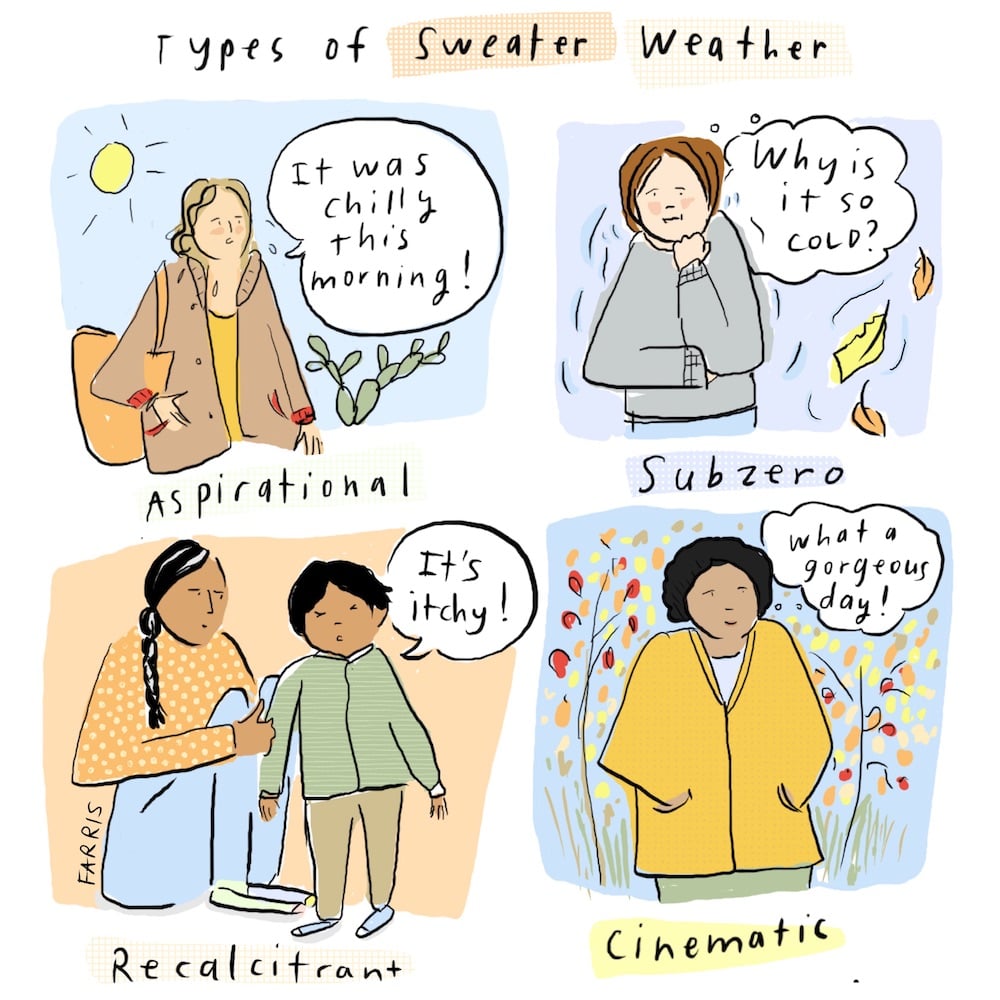 sweater weather comic by grace Farris