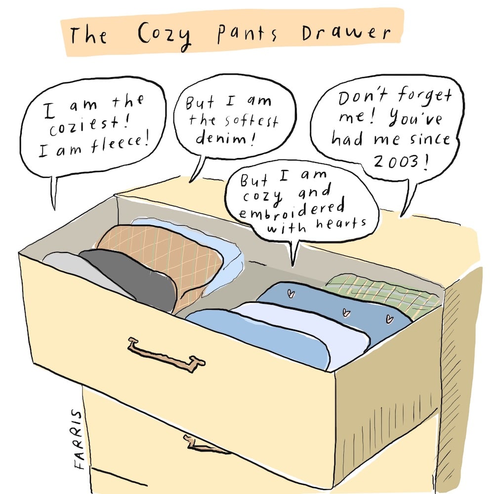 Cozy pants comic