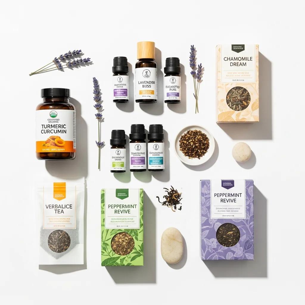 High-quality organic wellness products showcasing criteria for selecting herbal supplements